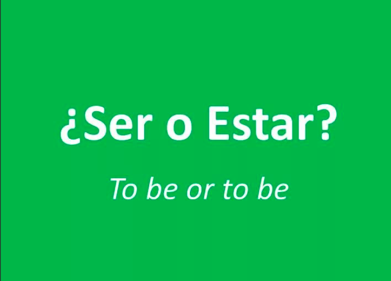 SER AND ESTAR